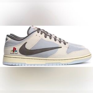 Men’s Nike Dunk Low Travis Scott x Sony PS5 PlayStation 5 Sneakers Size 9